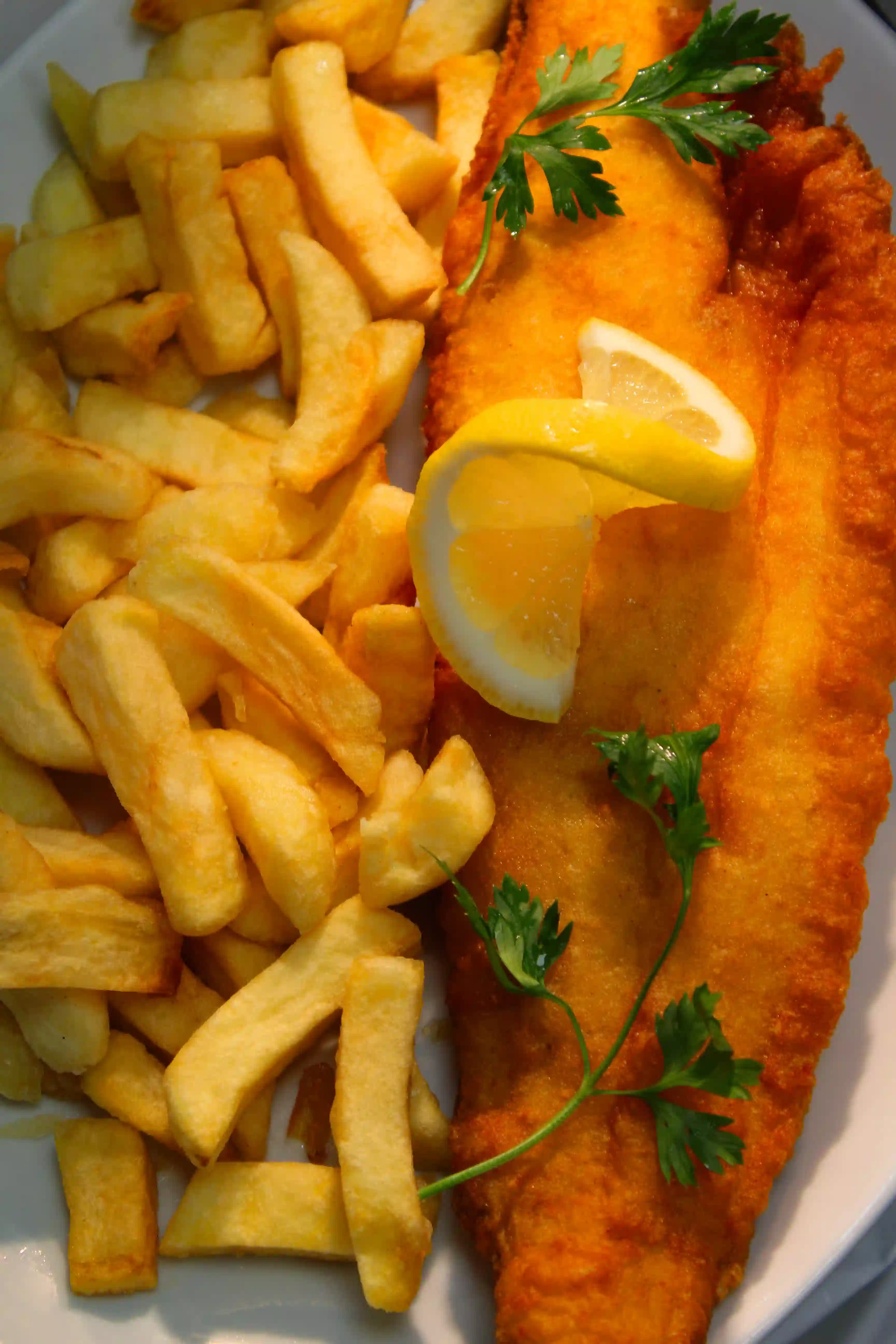 Haddock Batter and Chips Big Image